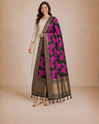 BANARASI RANGKAAT SILK DUPATTA