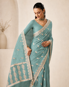 Banarasi Silk Linen Saree