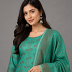 Emerald Mint Jacquard Suit
