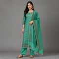 Emerald Mint Jacquard Suit