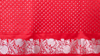 Banarasi Cross Red Shades Booti Pattern Mashru Silk Saree