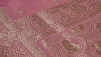 Banarasi Light Pink Katan Satin Silk Saree