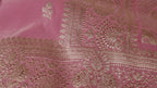 Banarasi Light Pink Katan Satin Silk Saree