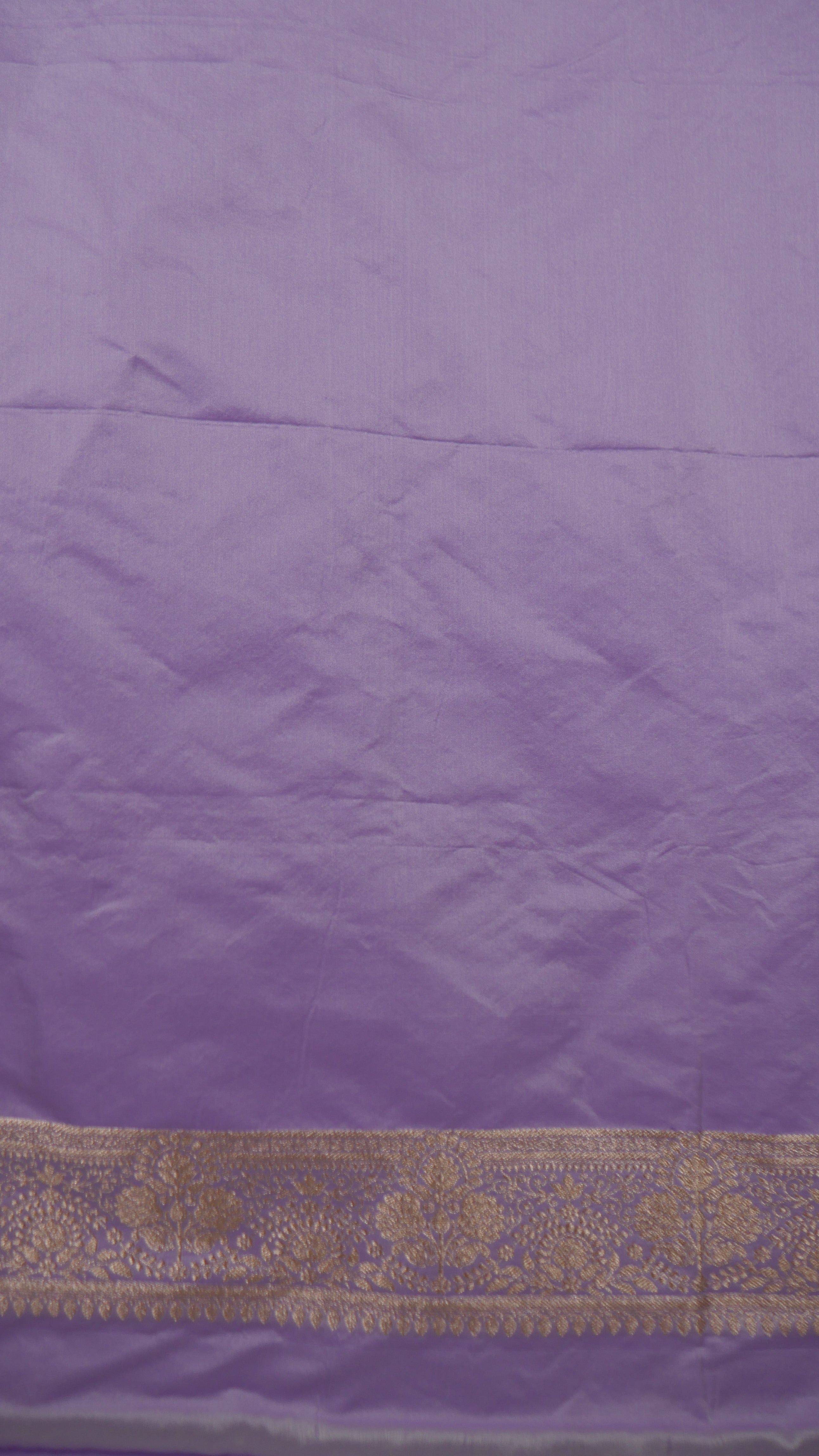 Banarasi Light Purple Katan Satin Silk Saree